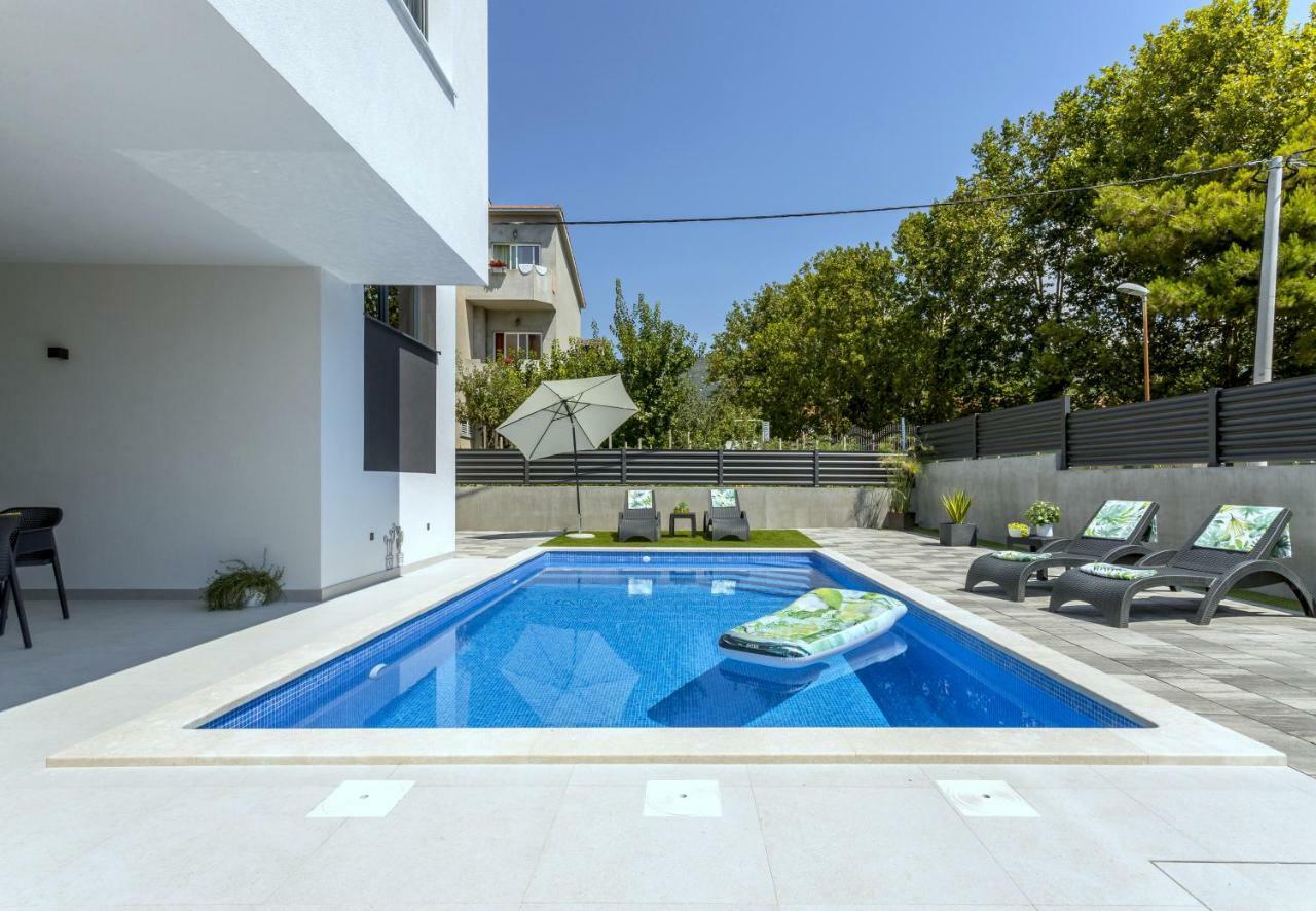 Villa Ema Kastela With Private Heated Pool Exterior photo